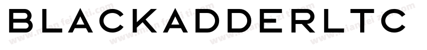 BlackadderlTC Regular字体转换